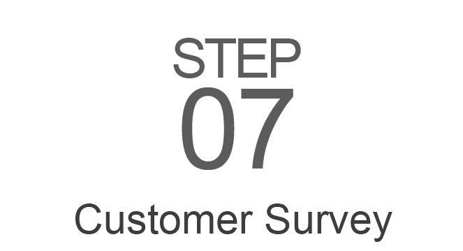 Step 7: Customer Survey