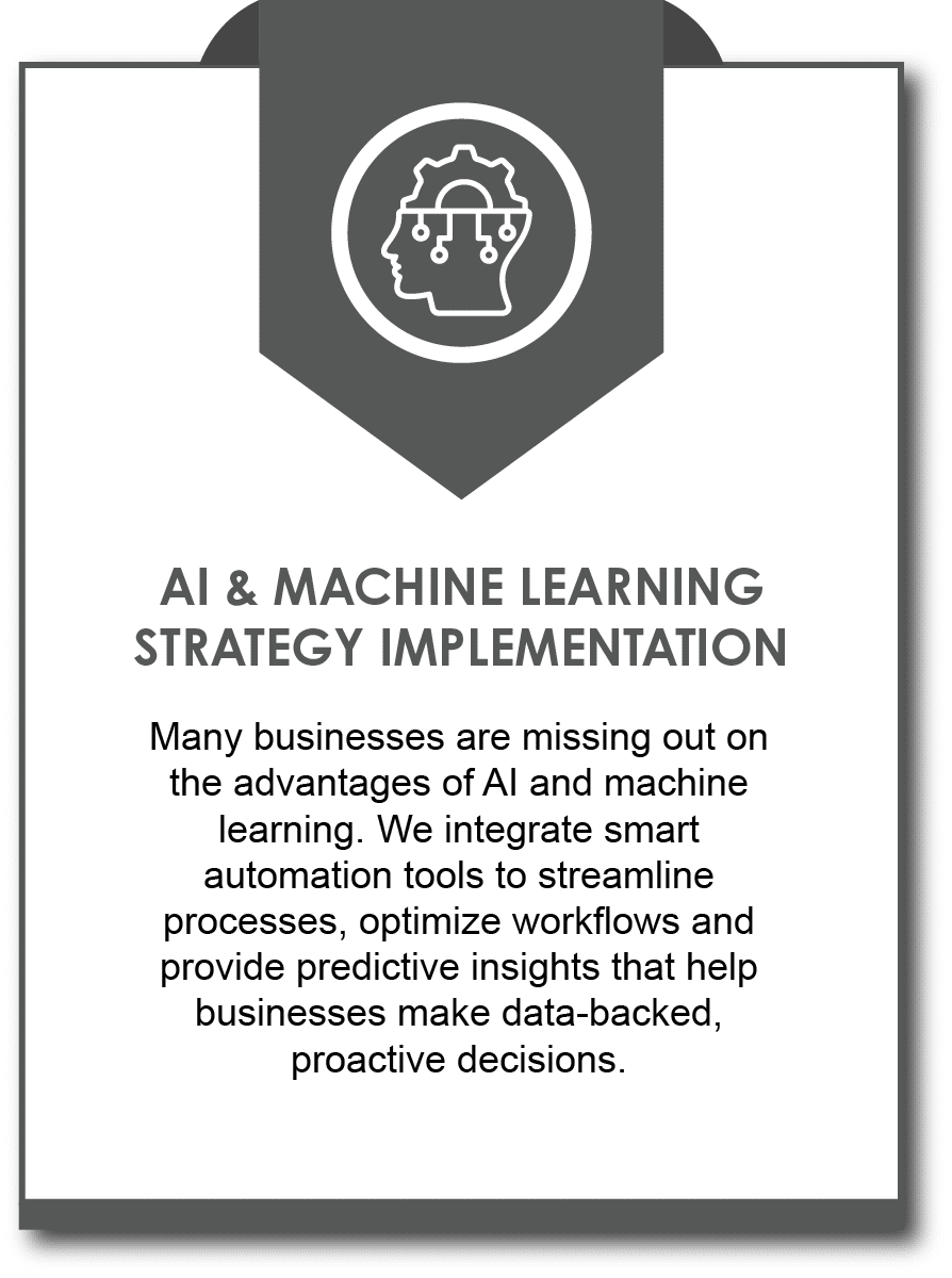 AI & MACHINE LEARNING STRATEGY IMPLEMENTATION