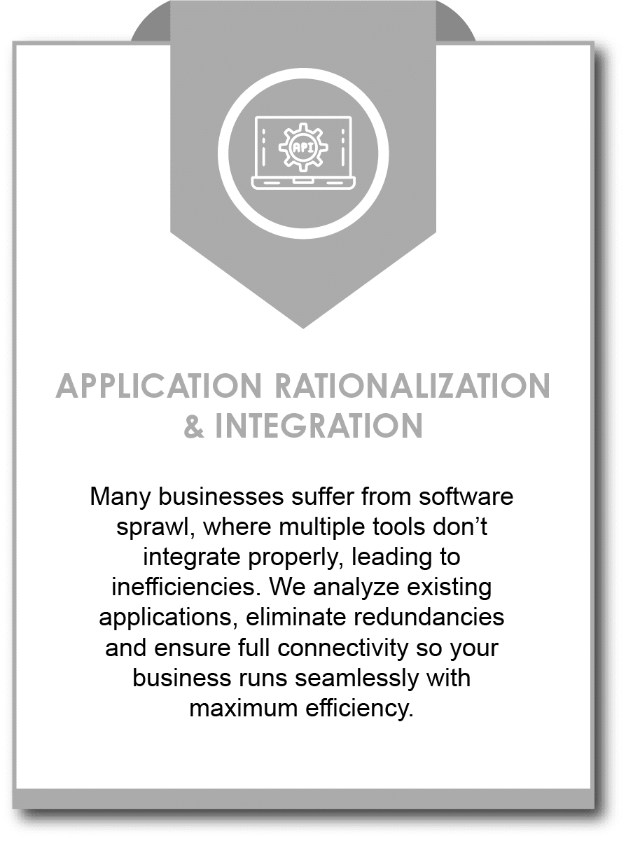APPLICATION RATIONALIZATION & INTEGRATION